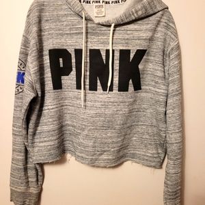 Victoria Secret Pink cropped hoodie